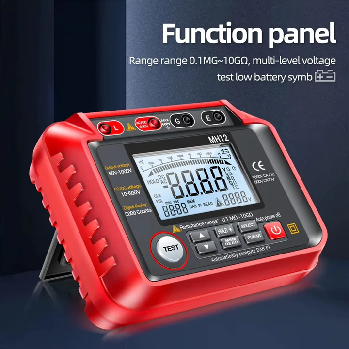 High Resistance Meter Voltage Tester Megohmmeter Tool