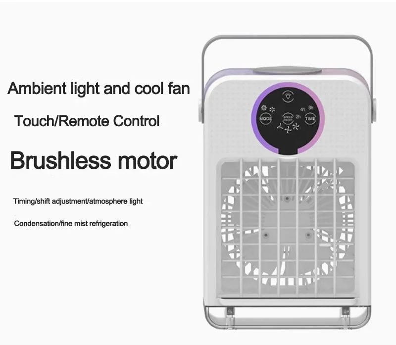 Portable Mini Air Conditioner Touchscreen Mist Cooling
