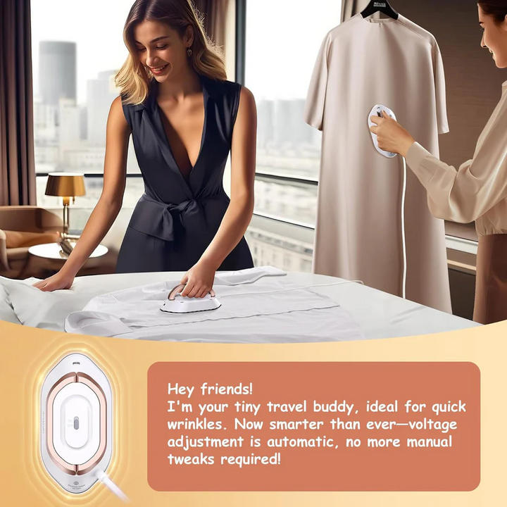 Portable Travel Iron Compact Lightweight Design