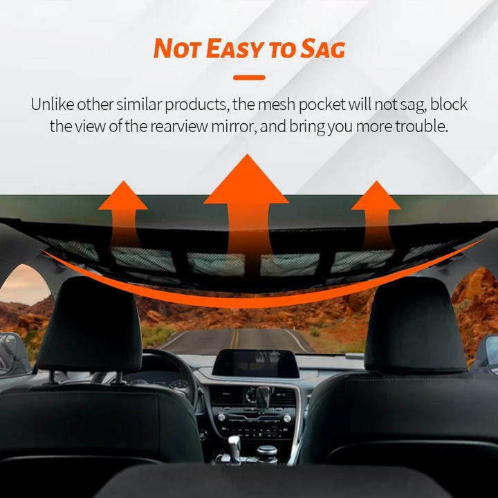 Universal Interior Cargo Net Elastic Mesh Storage