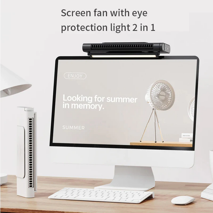 USB Bladeless Fan Desktop Air Cooler Portable Compact Design
