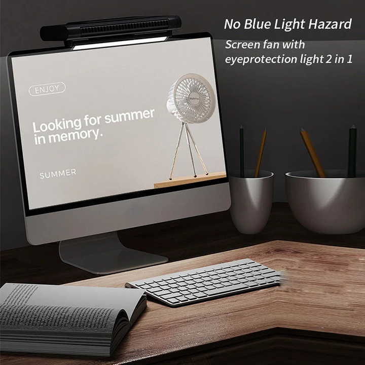 USB Bladeless Fan Desktop Air Cooler Portable Compact Design