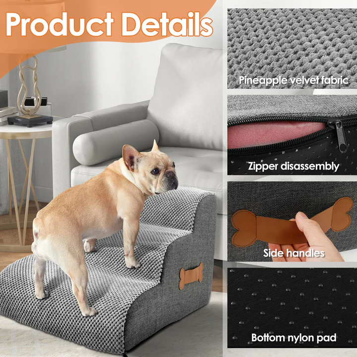 Pet Dog Stairs for Bed Easy Step Design