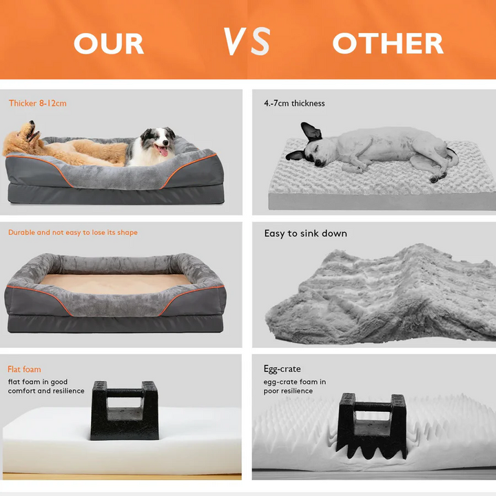 Orthopedic Dog Bed Supportive Memory Foam