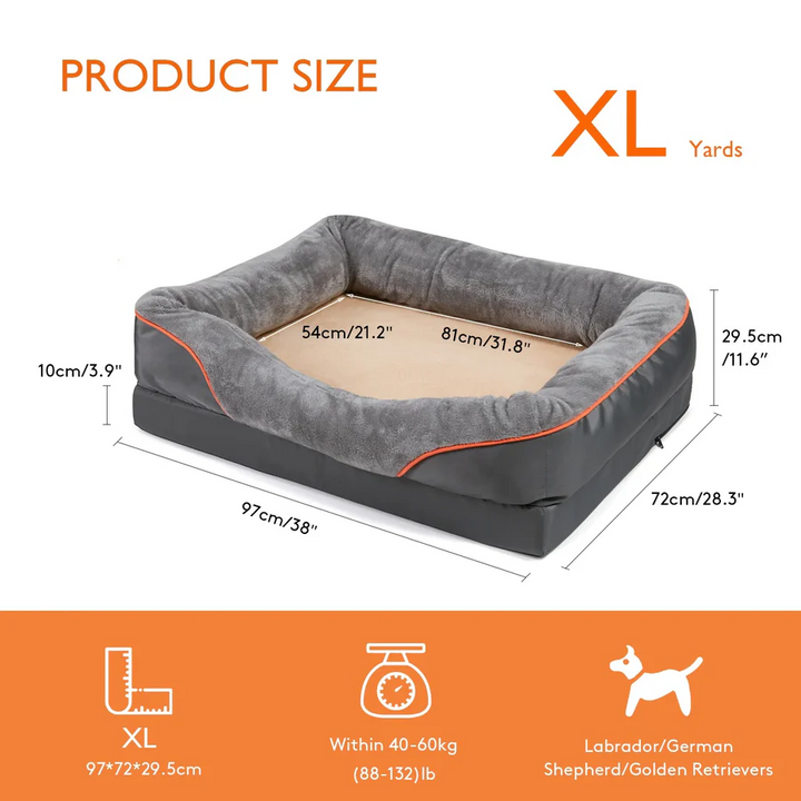 Orthopedic Dog Bed Supportive Memory Foam