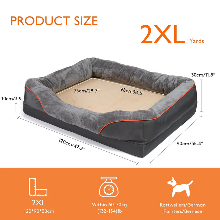 Orthopedic Dog Bed Supportive Memory Foam