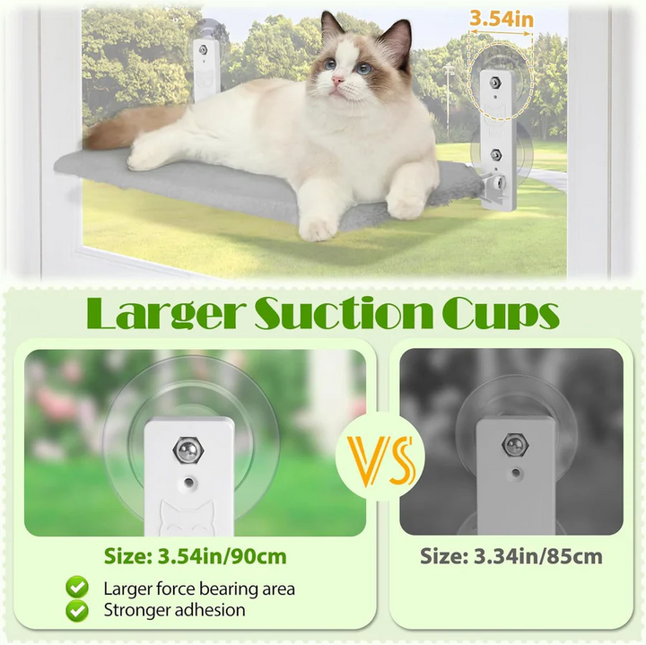 Pet Cat Hammock Window Mount Adjustable
