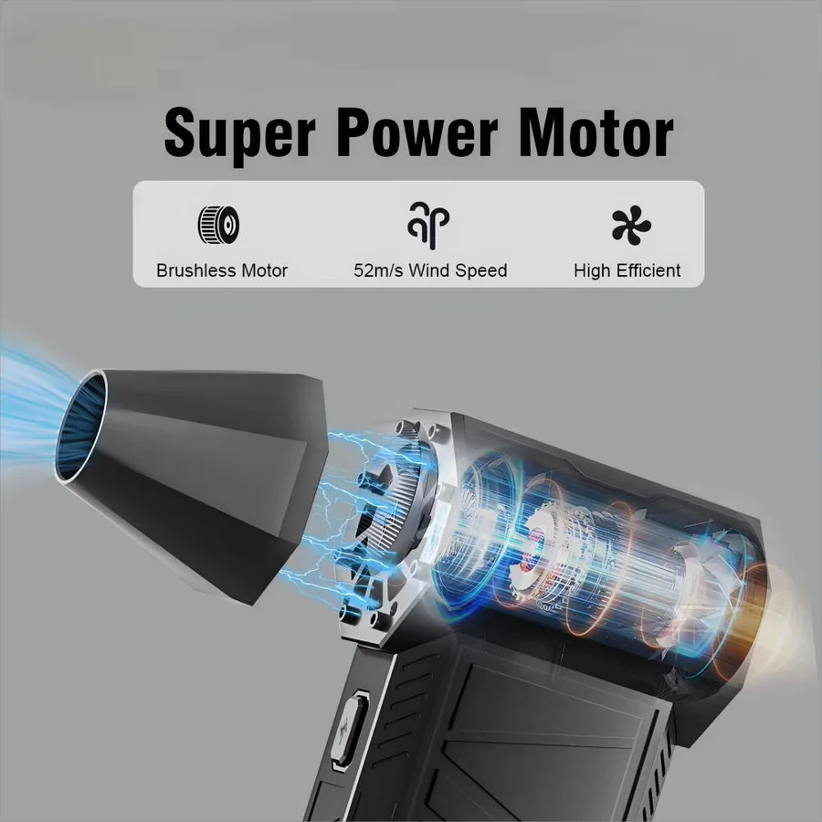 Cordless Portable Fan Jet Airflow