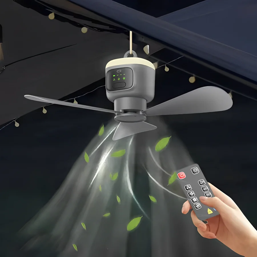 Portable Wireless Ceiling Fan - Lenila