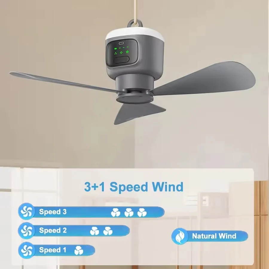 Portable Wireless Ceiling Fan