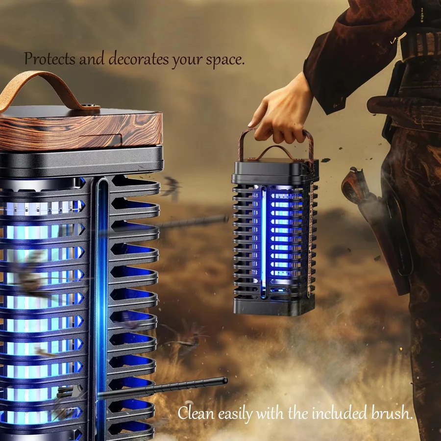 Outdoor Electric Bug Zapper Portable Insect Trap