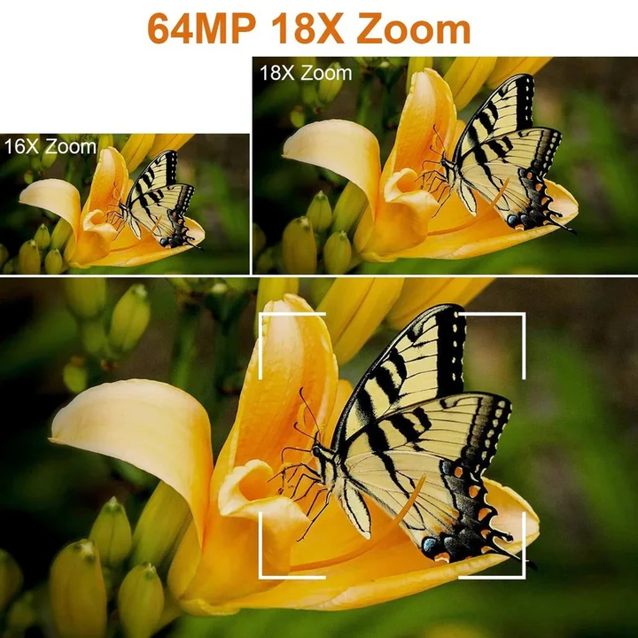 4K UHD Camcorder with 18X Zoom and Rotating Touchscreen