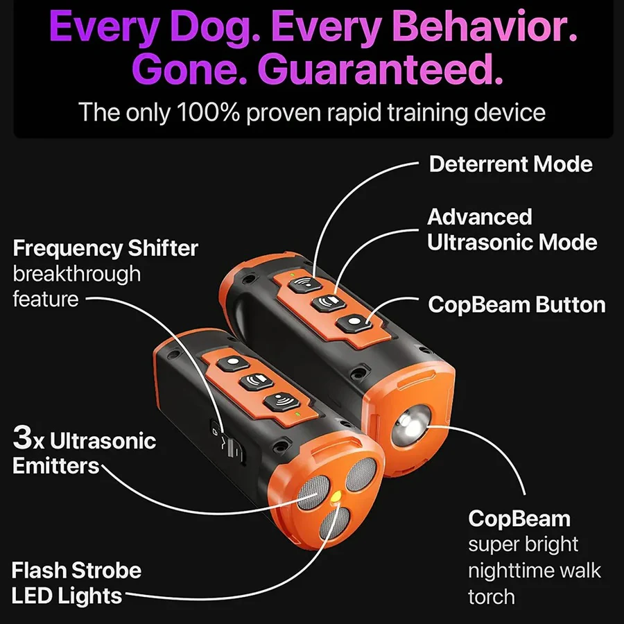 Ultrasonic Dog Trainer Device for Behavior Control