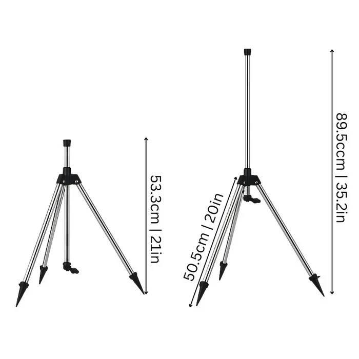 Rotating Tripod Sprinkler High Pressure Adjustable