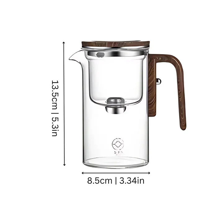 Manual Pour Over Tea Infuser Ceramic Cup Set