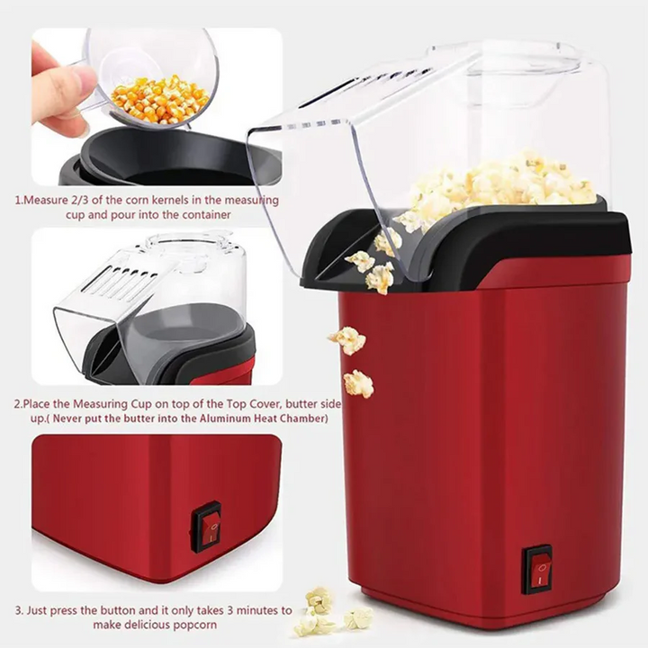 Automatic Popcorn Maker Electric Kitchen Appliance