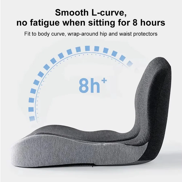 Memory Foam Lumbar Support Pillow Seat Cushion