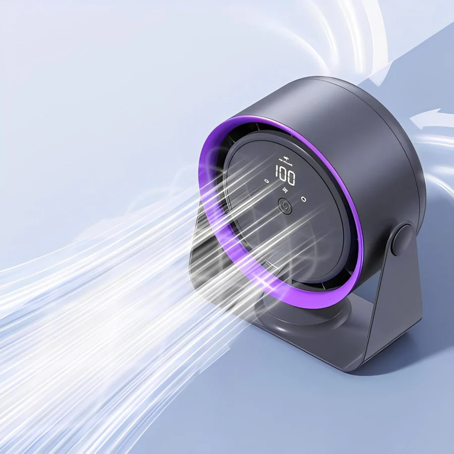 Portable Bladeless Fan Compact Design