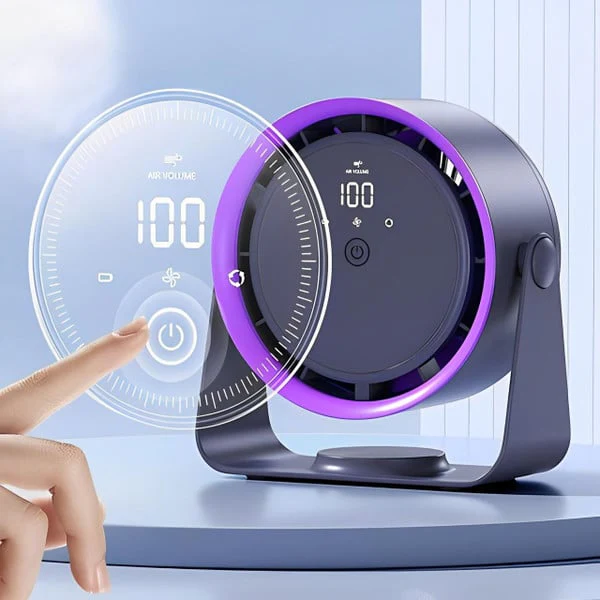 Portable Bladeless Fan Compact Design