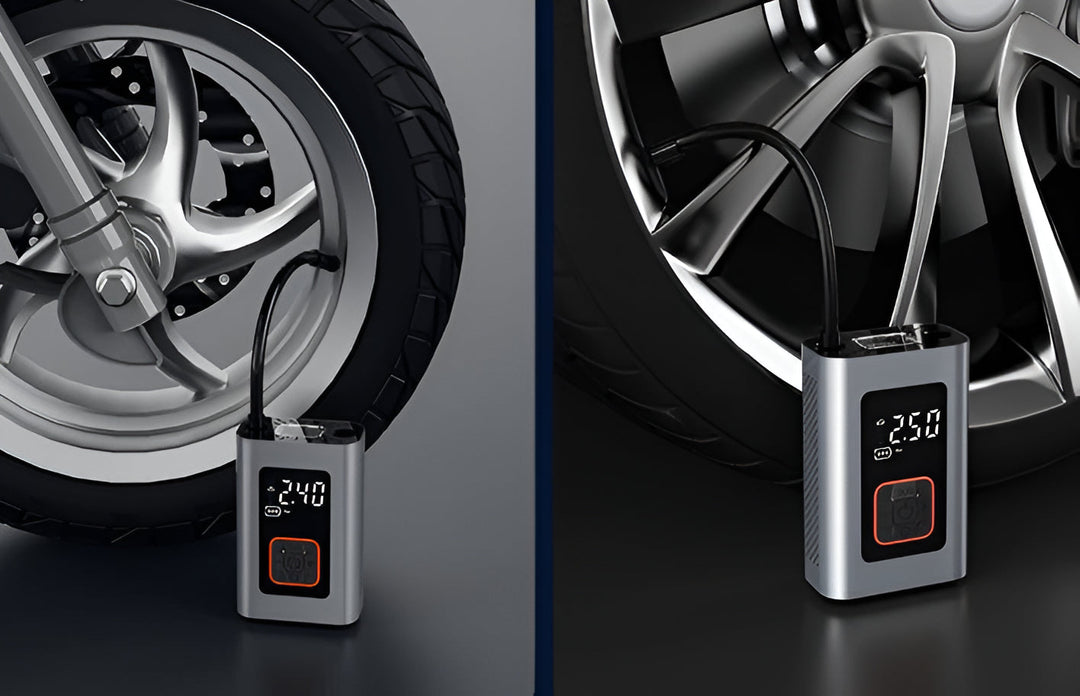 Portable Electric Tire Inflator Compact Lightweight