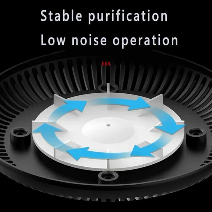 Portable Ashtray with Smokeless Air Purifier Function