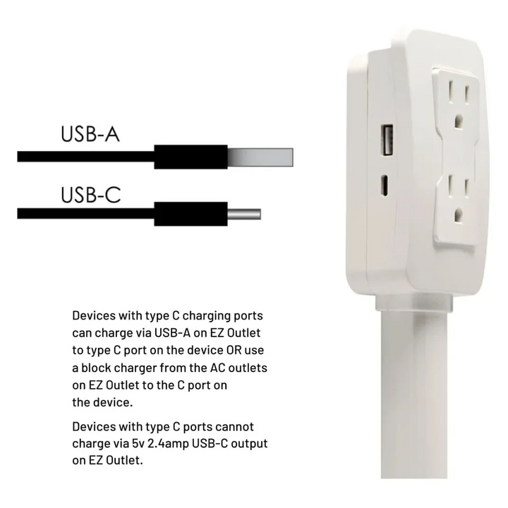 Multi-Port Electrical Outlet Extender Power Strip