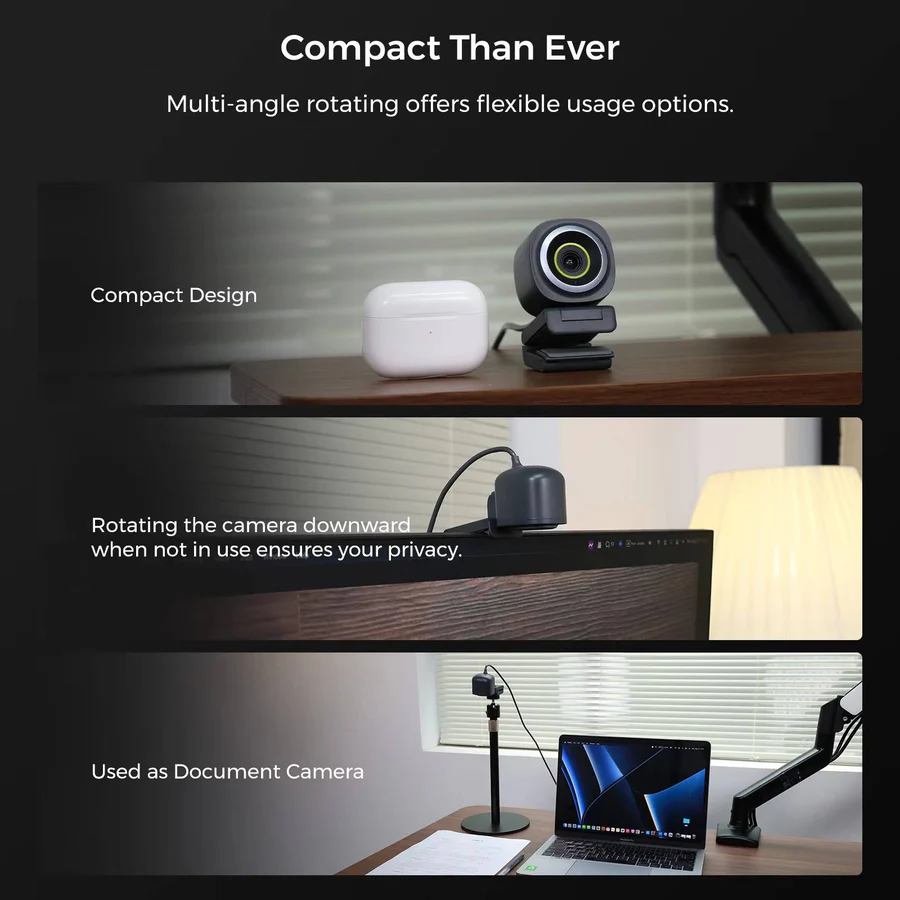 4K Webcam for Streaming and Video Calls 60fps