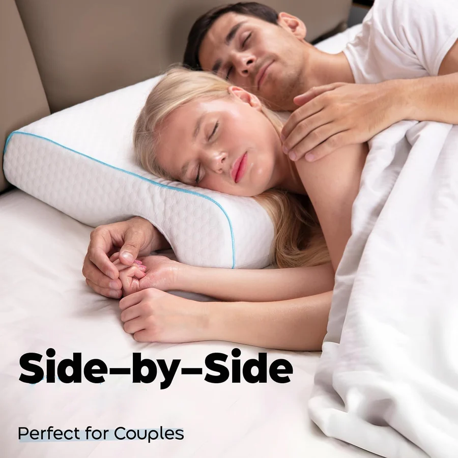 Orthopedic Pillow with Arm Tunnel Support for Comfort