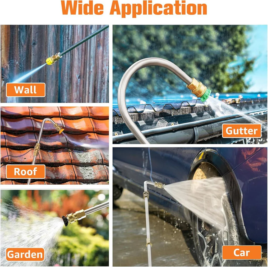 Telescoping Power Washer Extension Wand Adjustable Length