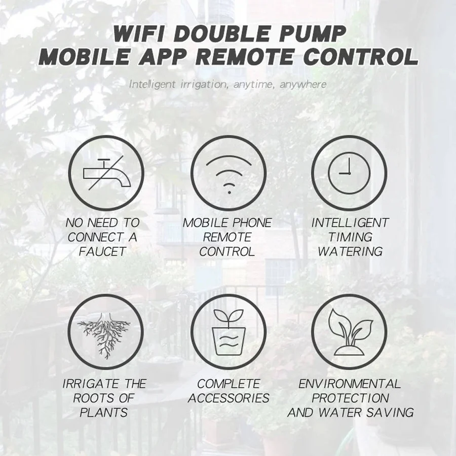 Smart Automatic Plant Waterer WiFi Enabled for Pots