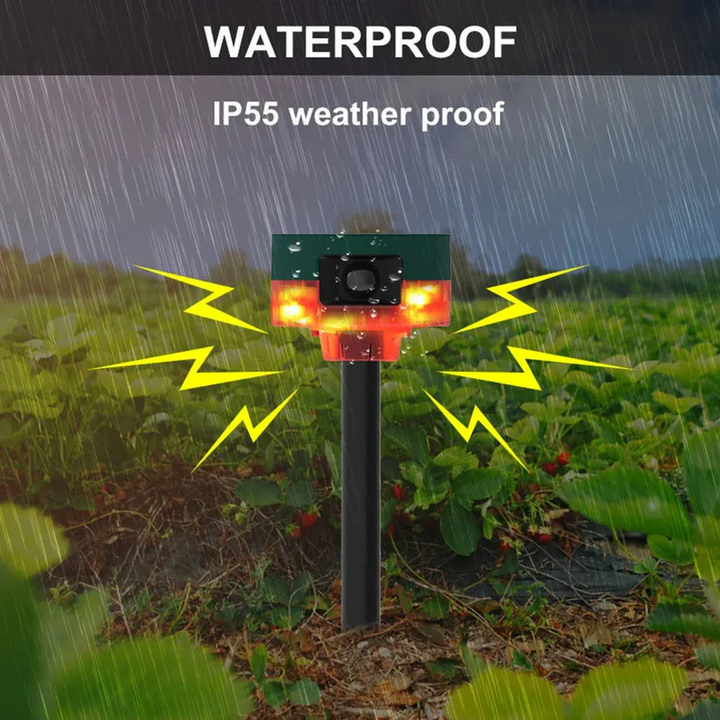 Outdoor Animal Repellent Device Ultrasonic Pest Control