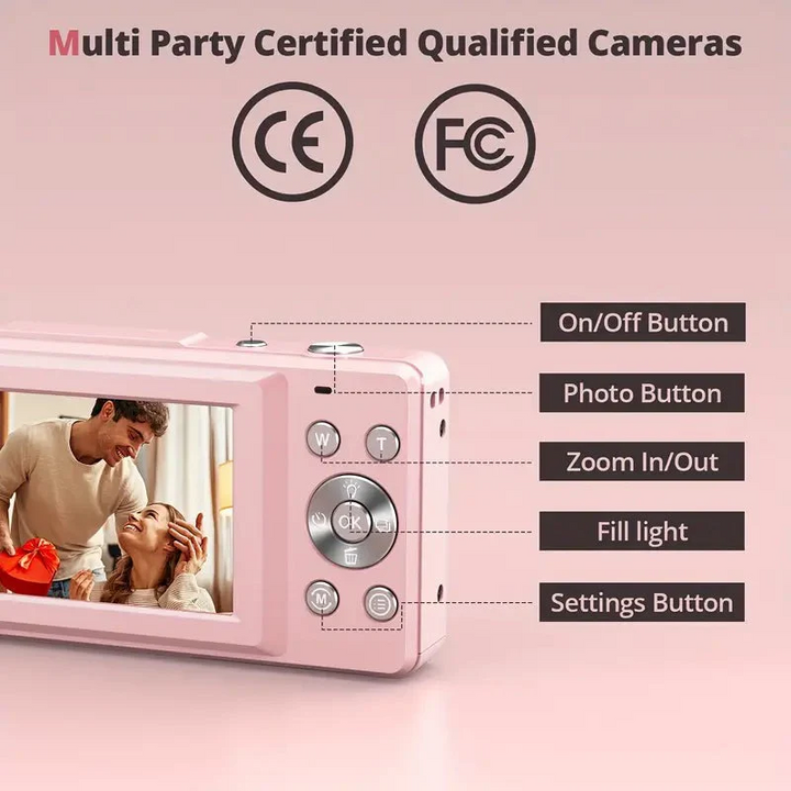 Compact Digital Camera Retro Style