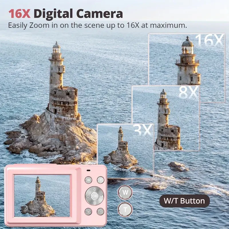 Compact Digital Camera Retro Style