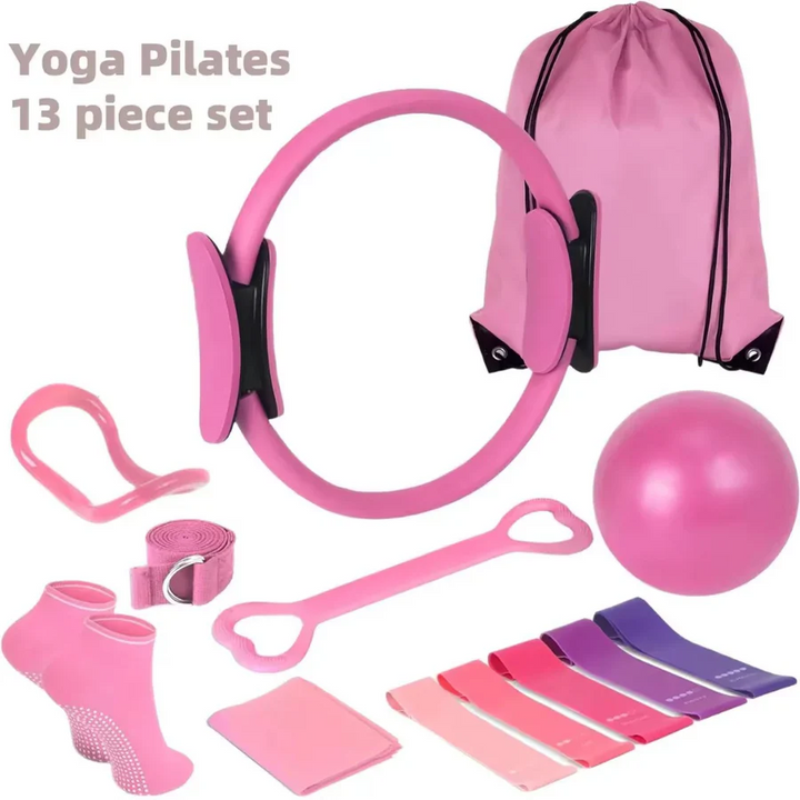 Fitness Set Pilates Ball and Resistance Band