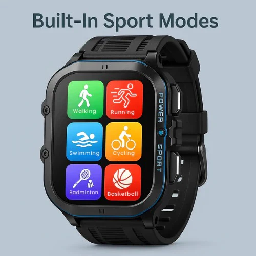 Waterproof Smartwatch with Fitness Tracking Bluetooth