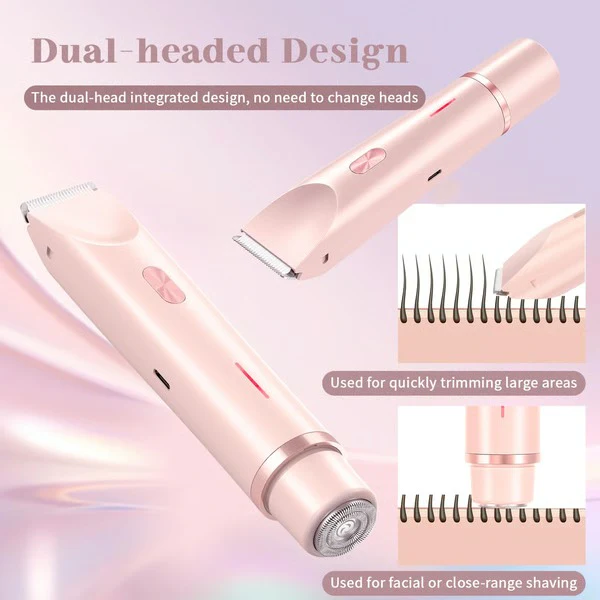 Womens Electric Shaver with Bikini Trimmer Attachment