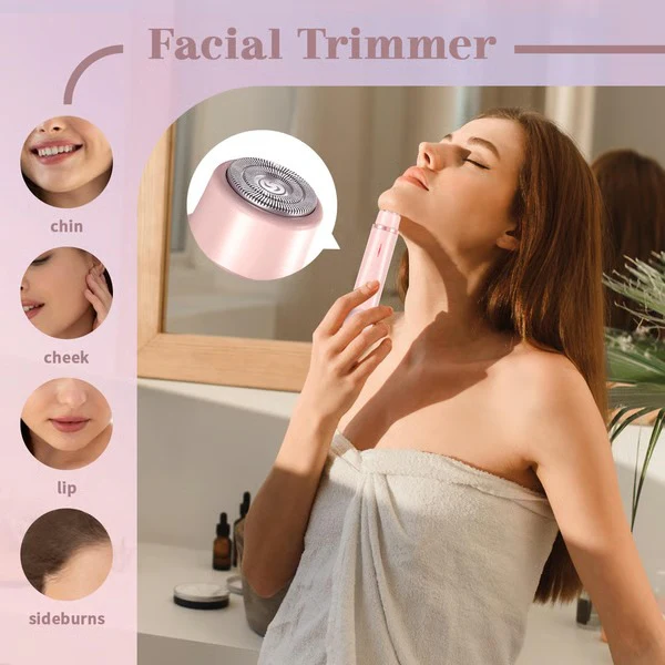 Womens Electric Shaver with Bikini Trimmer Attachment