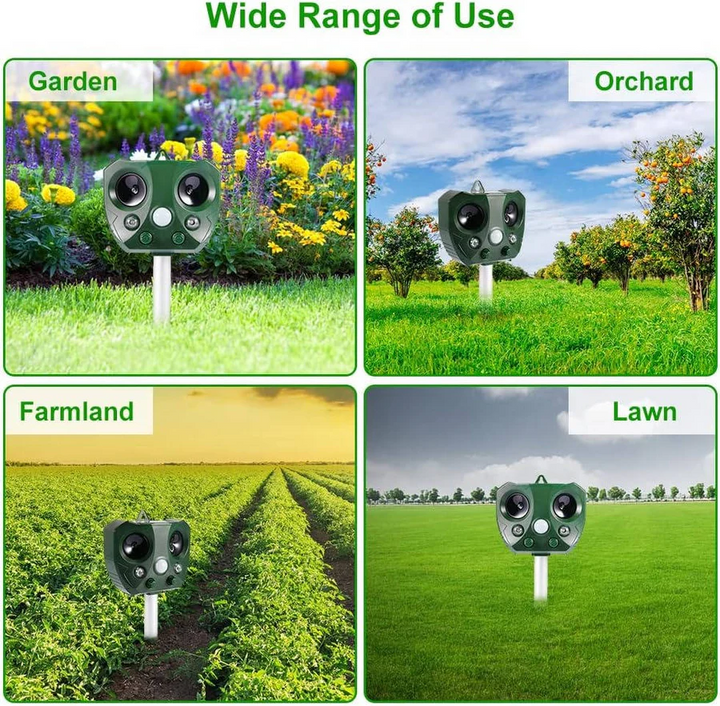 Ultrasonic Pest Defender and Bird Scarer Device