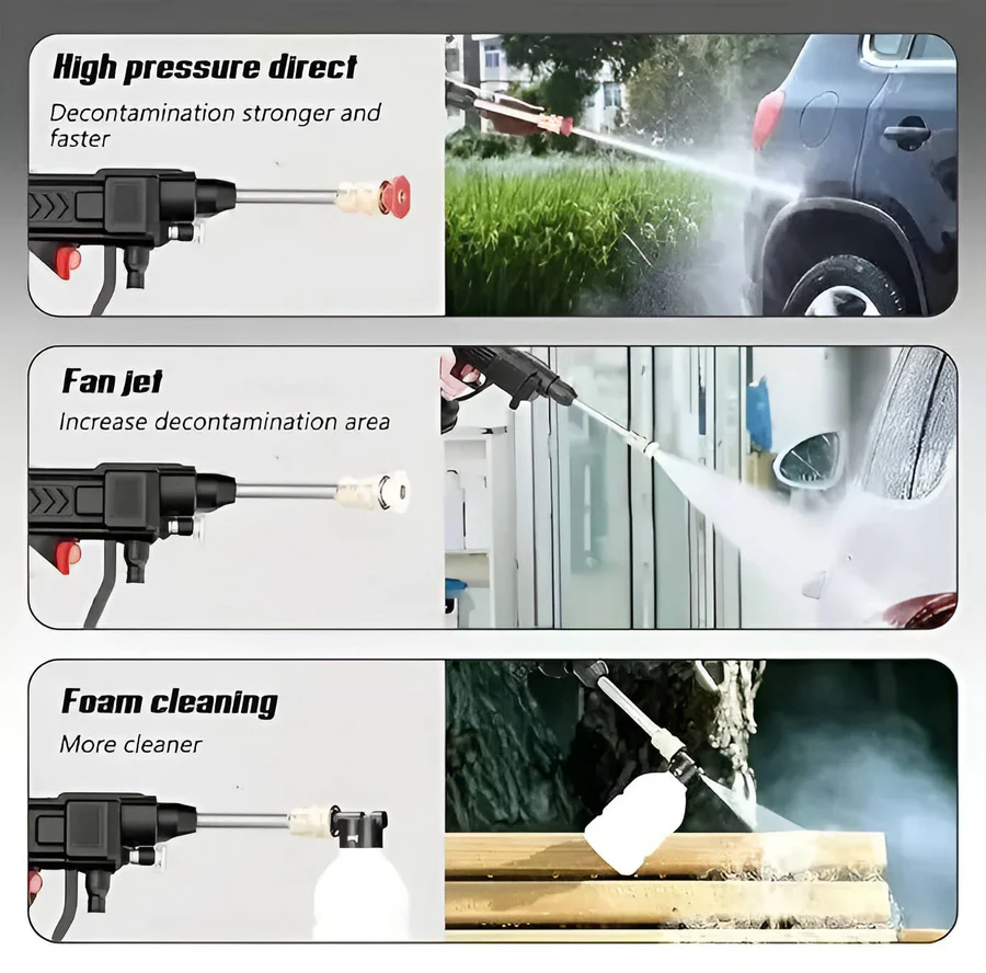 Cordless Spray Gun High Pressure Handheld