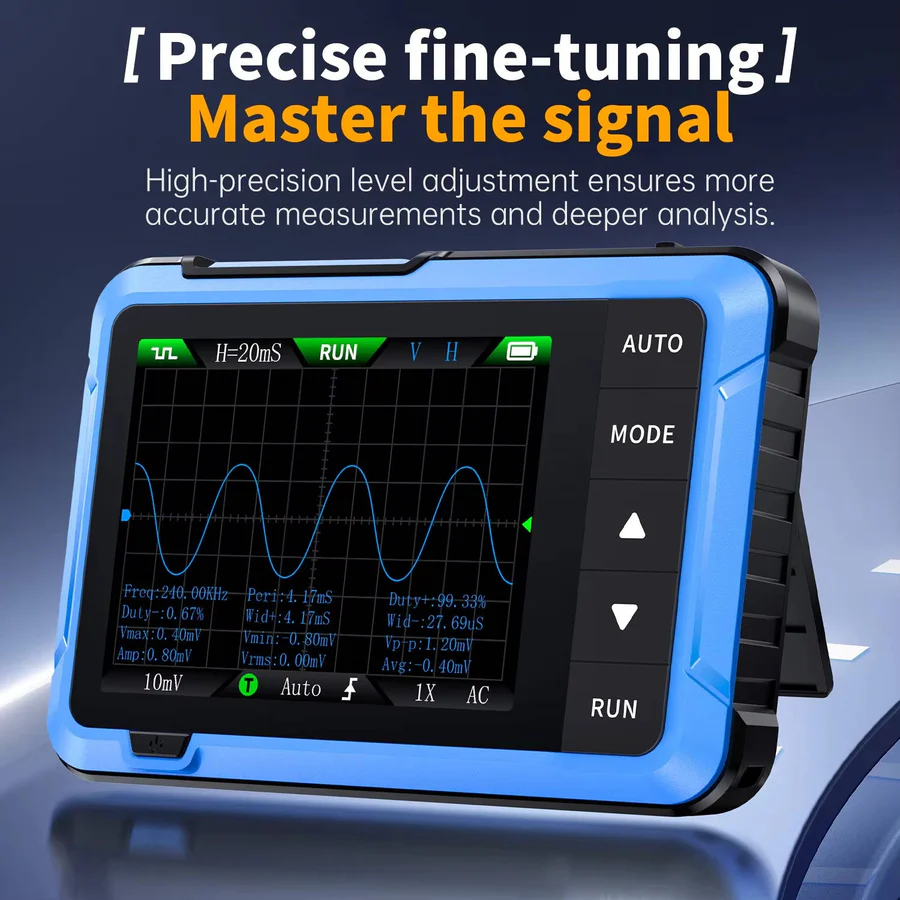 Portable Digital Oscilloscope Electronic Circuit Tester Compact