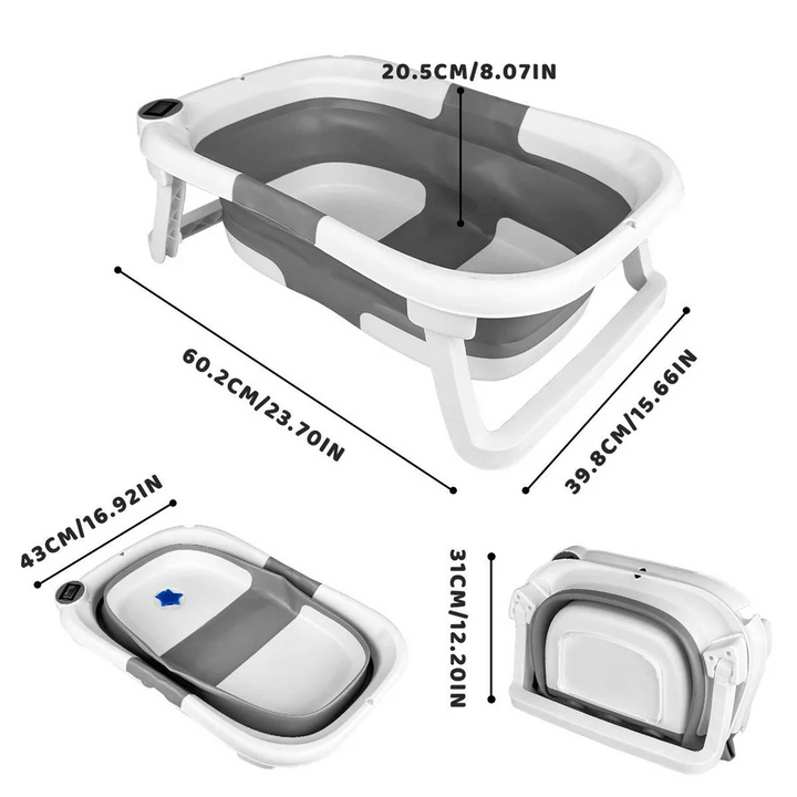 Newborn Bath Tub Foldable with Temperature Indicator