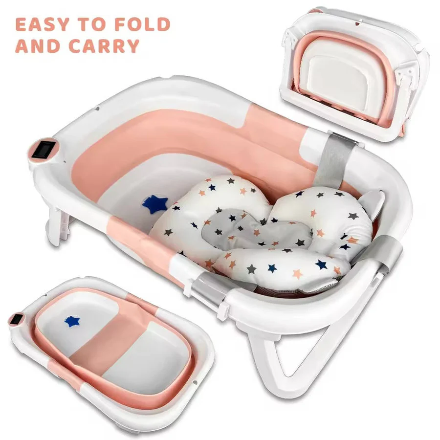 Newborn Bath Tub Foldable with Temperature Indicator