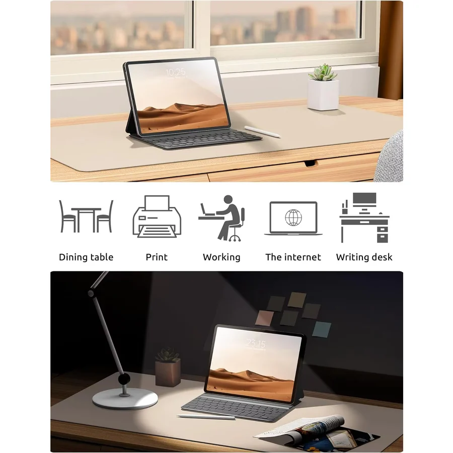 Leather Desk Pad Smooth Writing Surface