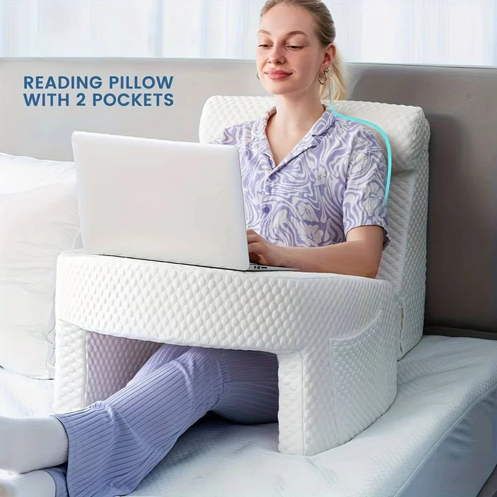 Reading Pillow Memory Foam with Washable Cover