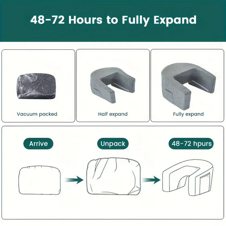 Reading Pillow Memory Foam with Washable Cover