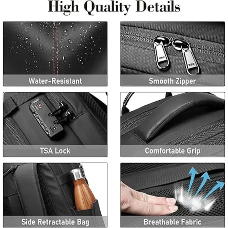 Vacuum Compression Backpack Durable Lightweight