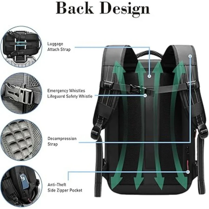 Vacuum Compression Backpack Durable Lightweight