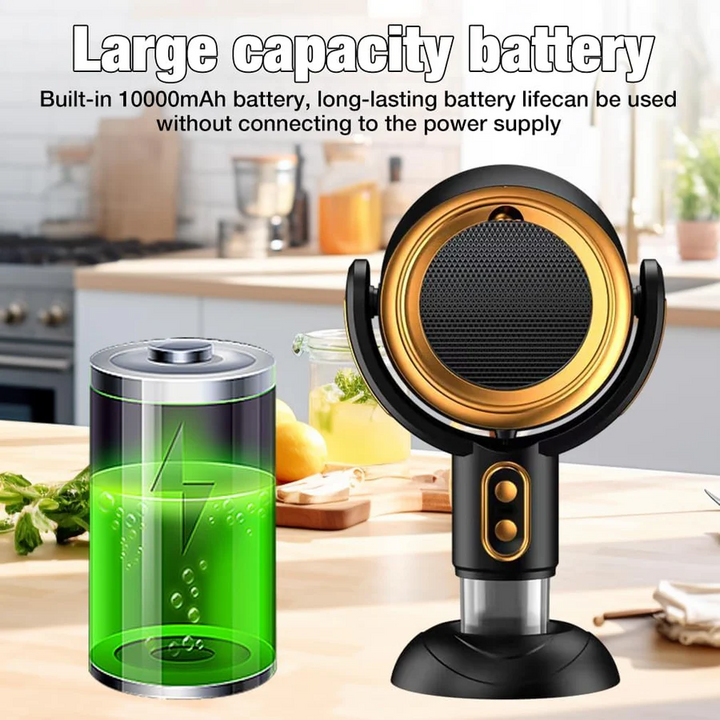 Portable Rechargeable Extractor Hood Powerful Performance