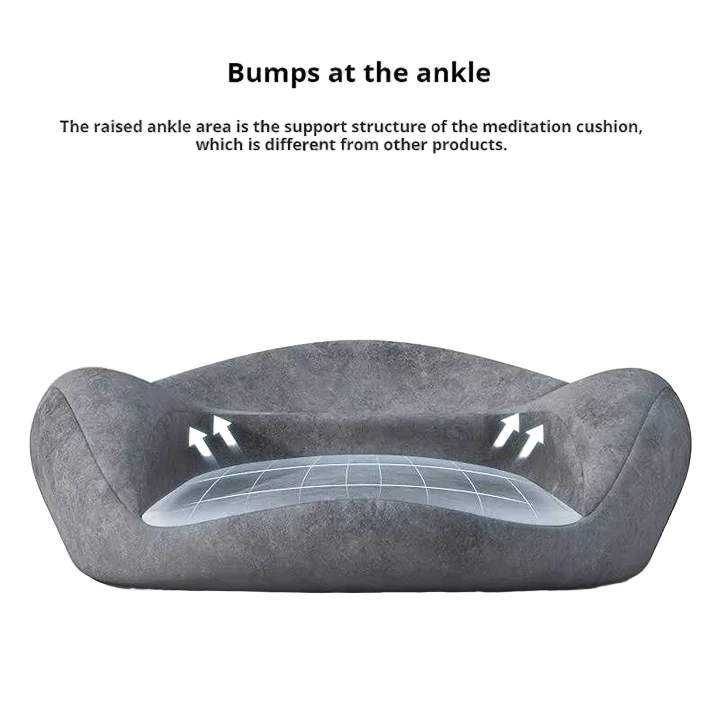 Ergonomic Meditation Cushion Memory Foam Support