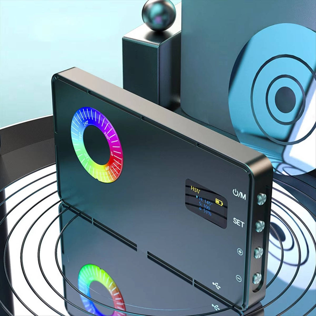 Portable USB Rechargeable RGB Camera with Color Changing Modes for
